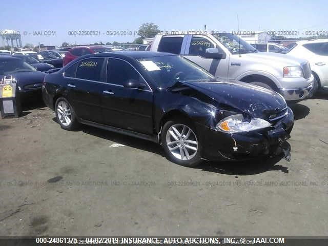 2G1WC5E38D1216148 - 2013 CHEVROLET IMPALA LTZ BLACK photo 1