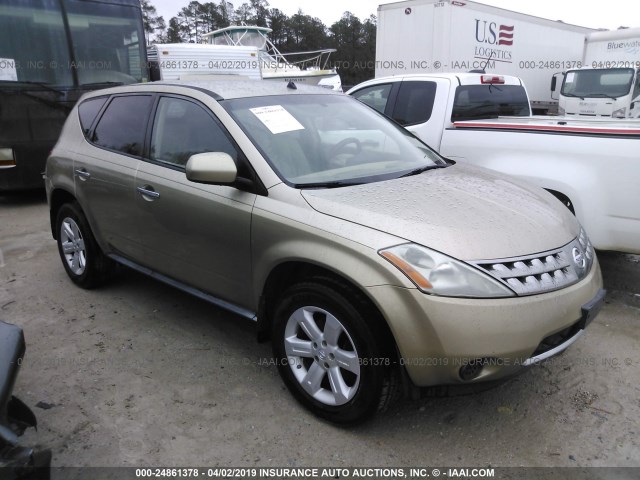 JN8AZ08W47W605511 - 2007 NISSAN MURANO SL/SE/S GOLD photo 1