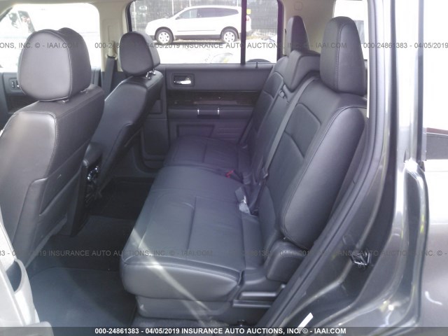 2FMGK5D82KBA13612 - 2019 FORD FLEX LIMITED GRAY photo 8