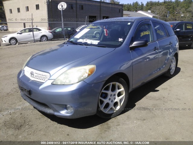 2T1KR32E55C352206 - 2005 TOYOTA COROLLA MATRIX XR BLUE photo 2