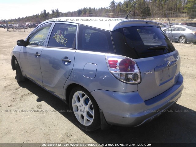 2T1KR32E55C352206 - 2005 TOYOTA COROLLA MATRIX XR BLUE photo 3