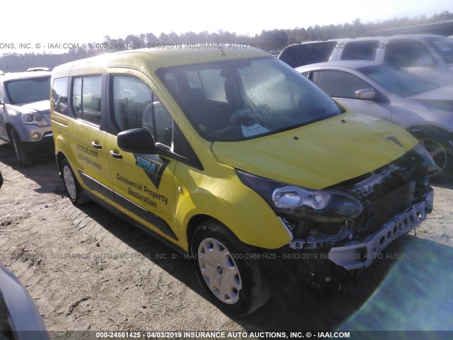 NM0GS9E78F1203348 - 2015 FORD TRANSIT CONNECT XL YELLOW photo 1