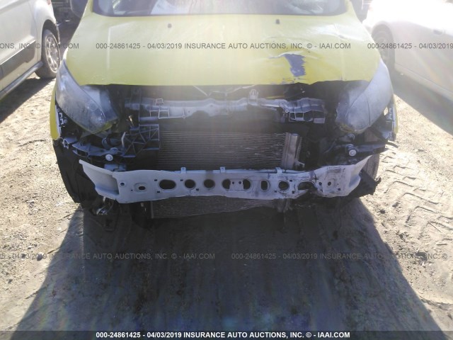 NM0GS9E78F1203348 - 2015 FORD TRANSIT CONNECT XL YELLOW photo 6