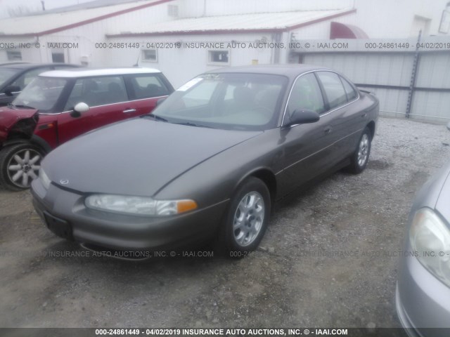 1G3WH52H02F268128 - 2002 OLDSMOBILE INTRIGUE GX GOLD photo 2