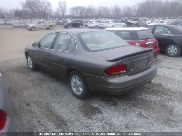 1G3WH52H02F268128 - 2002 OLDSMOBILE INTRIGUE GX GOLD photo 3