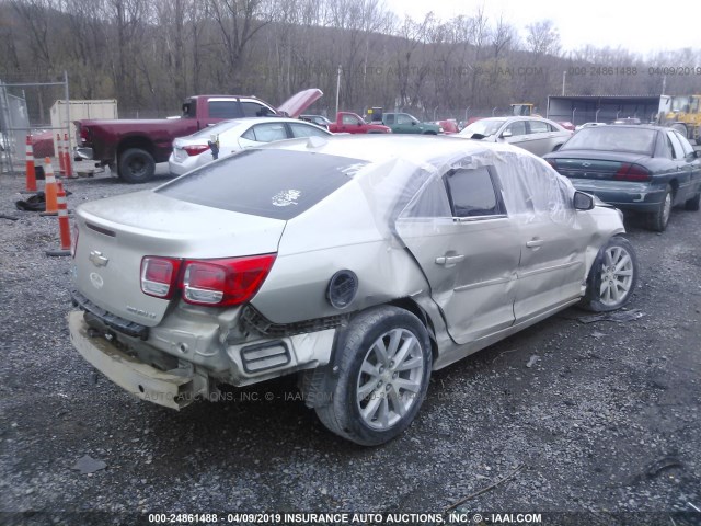 1G11E5SLXEF211603 - 2014 CHEVROLET MALIBU 2LT Champagne photo 4