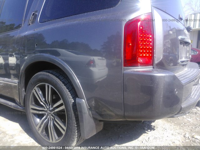 5N3AA08C06N801221 - 2006 INFINITI QX56 GRAY photo 6