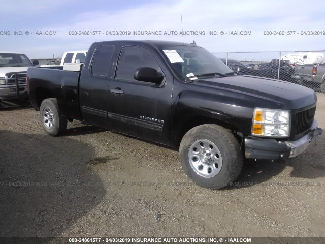 1GCRCREA3DZ122177 - 2013 CHEVROLET SILVERADO C1500  LS BLACK photo 1