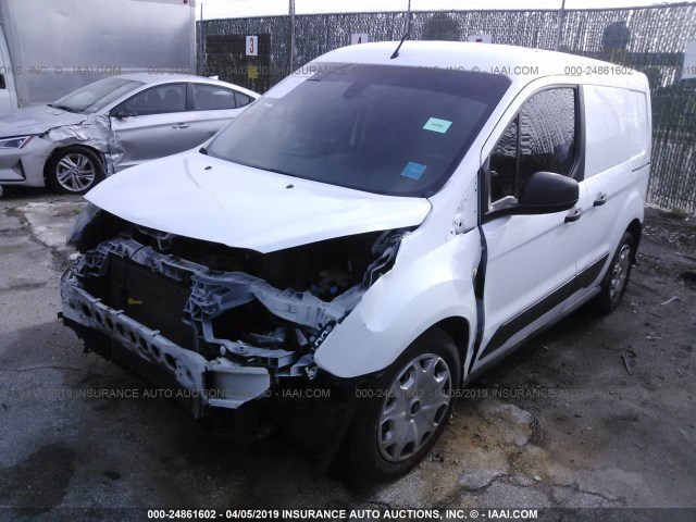 NM0LS6E70E1155131 - 2014 FORD TRANSIT CONNECT XL WHITE photo 2