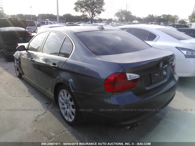 WBAVB33566PS11015 - 2006 BMW 330 I GRAY photo 3