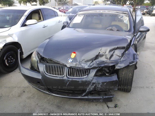 WBAVB33566PS11015 - 2006 BMW 330 I GRAY photo 6