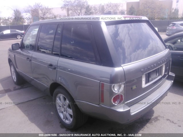 SALMF15467A257114 - 2007 LAND ROVER RANGE ROVER HSE Pewter photo 3