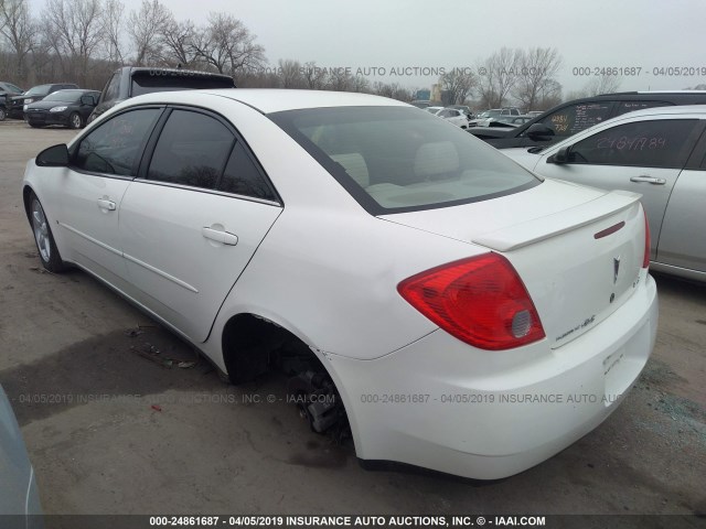 1G2ZG57N184162987 - 2008 PONTIAC G6 SE WHITE photo 3