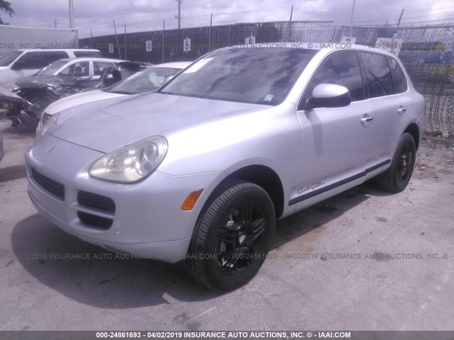 WP1AB29P66LA63152 - 2006 PORSCHE CAYENNE S SILVER photo 2