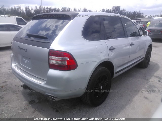 WP1AB29P66LA63152 - 2006 PORSCHE CAYENNE S SILVER photo 4