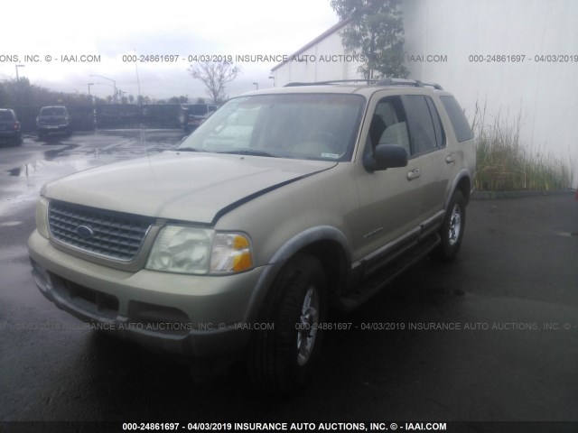 1FMZU63E52ZA13357 - 2002 FORD EXPLORER XLT GOLD photo 2