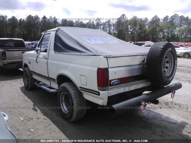 1FMEU15H1LLB16837 - 1990 FORD BRONCO U100 WHITE photo 3