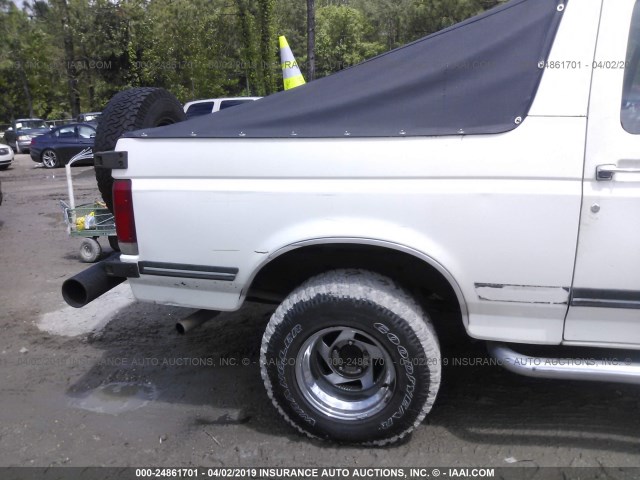 1FMEU15H1LLB16837 - 1990 FORD BRONCO U100 WHITE photo 6