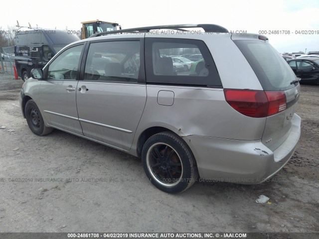 5TDZA23C45S342092 - 2005 TOYOTA SIENNA CE/LE SILVER photo 3