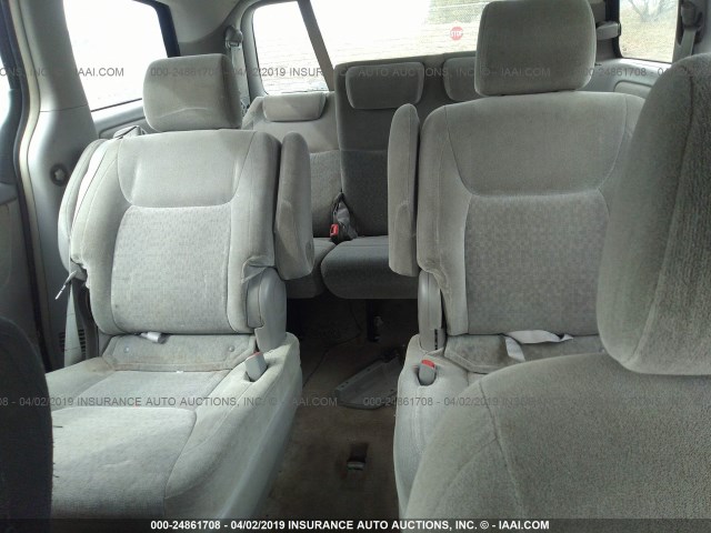 5TDZA23C45S342092 - 2005 TOYOTA SIENNA CE/LE SILVER photo 8