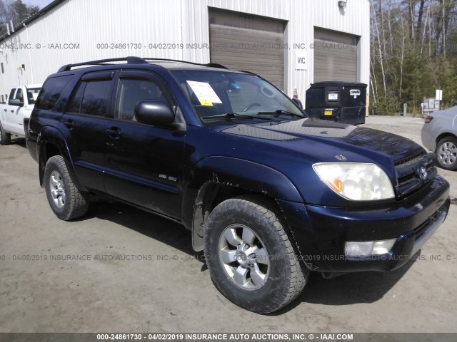 JTEBU14R138010002 - 2003 TOYOTA 4RUNNER SR5/SPORT BLUE photo 1