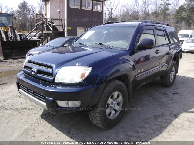 JTEBU14R138010002 - 2003 TOYOTA 4RUNNER SR5/SPORT BLUE photo 2