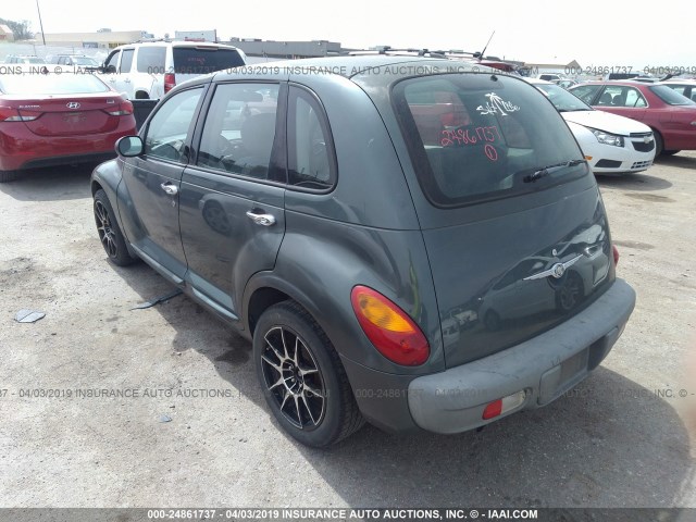 3C4FY48B23T580830 - 2003 CHRYSLER PT CRUISER CLASSIC GRAY photo 3