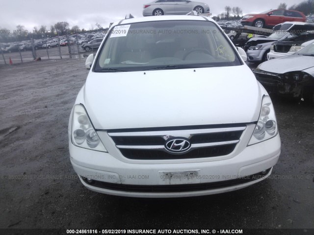 KNDMC233676040651 - 2007 HYUNDAI ENTOURAGE GLS/SE/LIMITED WHITE photo 6