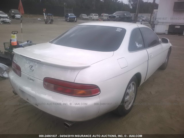 JT8UZ30CXS0044754 - 1995 LEXUS SC 400 WHITE photo 4