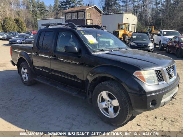 1N6AD07WX6C454103 - 2006 NISSAN FRONTIER BLACK photo 1