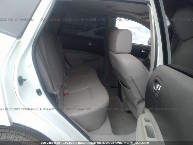 JN8AS5MTXDW508368 - 2013 NISSAN ROGUE S/SV WHITE photo 8