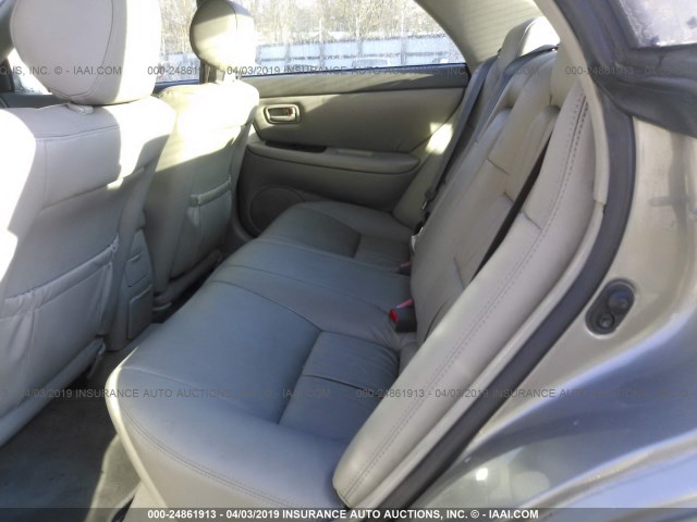 JT8BF28G810340114 - 2001 LEXUS ES GRAY photo 8