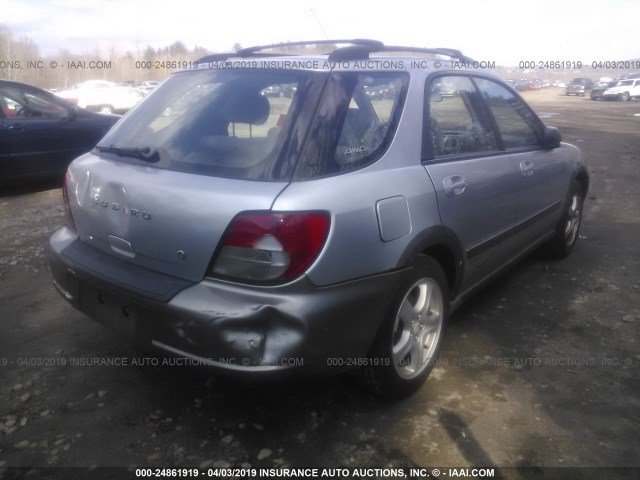 JF1GG68583G808353 - 2003 SUBARU IMPREZA OUTBACK SPORT SILVER photo 4