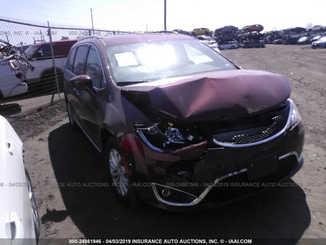 2C4RC1BGXKR603481 - 2019 CHRYSLER PACIFICA TOURING L RED photo 1