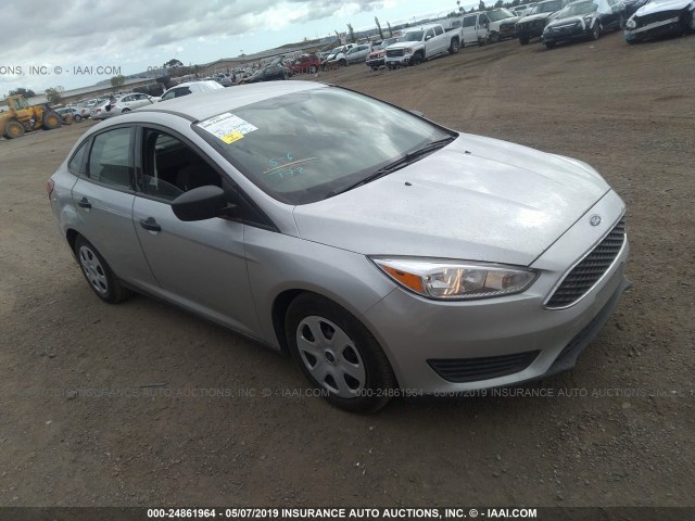 1FADP3E24JL241123 - 2018 FORD FOCUS SILVER photo 1