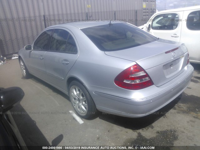 WDBUF26J16A833822 - 2006 MERCEDES-BENZ E 320 CDI SILVER photo 3