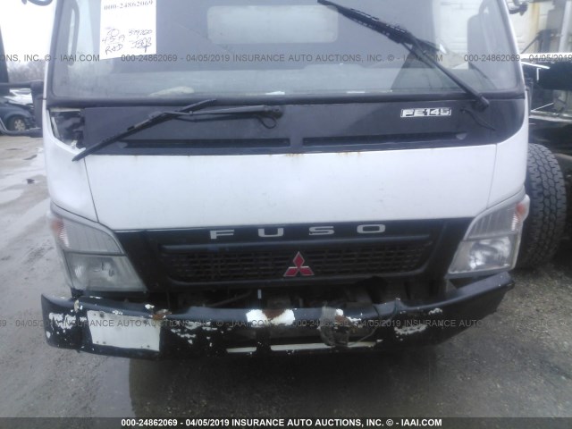 JL6BBH1S85K002485 - 2005 MITSUBISHI FUSO TRUCK FE 84D WHITE photo 10