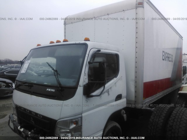 JL6BBH1S85K002485 - 2005 MITSUBISHI FUSO TRUCK FE 84D WHITE photo 2