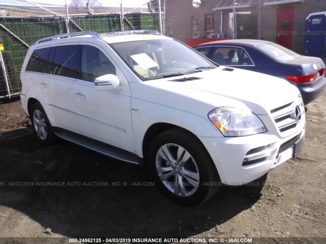 4JGBF2FE1CA771776 - 2012 MERCEDES-BENZ GL 350 BLUETEC WHITE photo 1