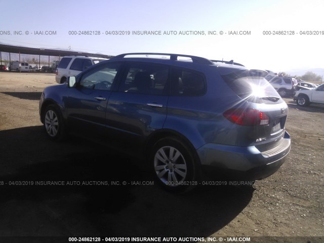 4S4WX93D094408024 - 2009 SUBARU TRIBECA LIMITED BLUE photo 3