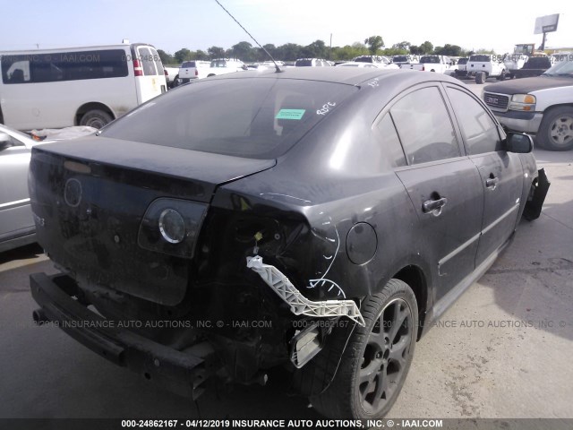 JM1BK323071765936 - 2007 MAZDA 3 S BLACK photo 4