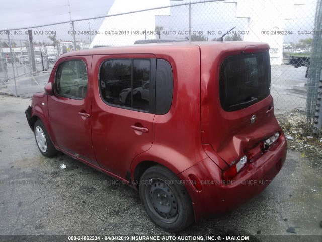 JN8AZ2KRXAT163146 - 2010 NISSAN CUBE S/SL/KROM RED photo 3