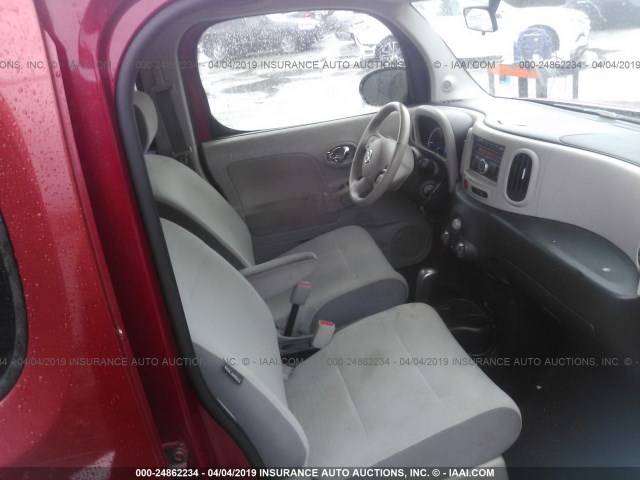 JN8AZ2KRXAT163146 - 2010 NISSAN CUBE S/SL/KROM RED photo 5