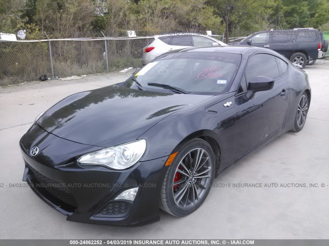 JF1ZNAA13D2715814 - 2013 TOYOTA SCION FR-S BLACK photo 2