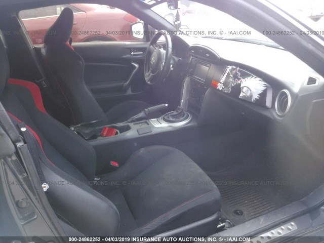 JF1ZNAA13D2715814 - 2013 TOYOTA SCION FR-S BLACK photo 5