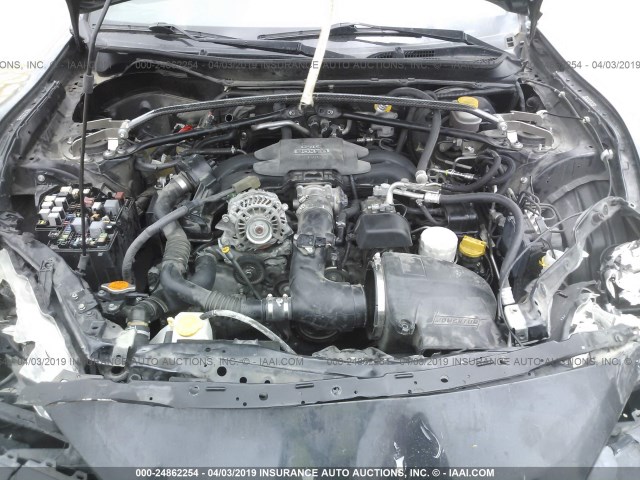 JF1ZNAA16D1703694 - 2013 TOYOTA SCION FR-S GRAY photo 10