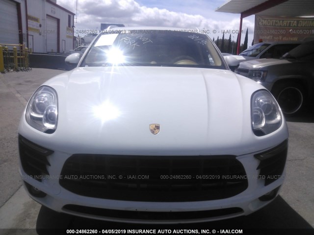 WP1AB2A50FLB42780 - 2015 PORSCHE MACAN S WHITE photo 6