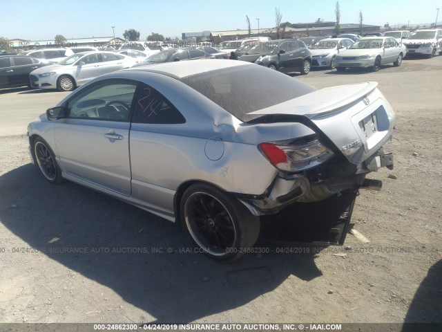 2HGFG12866H537475 - 2006 HONDA CIVIC SILVER photo 3