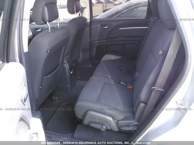 3D4PG5FV1AT175486 - 2010 DODGE JOURNEY SXT SILVER photo 8