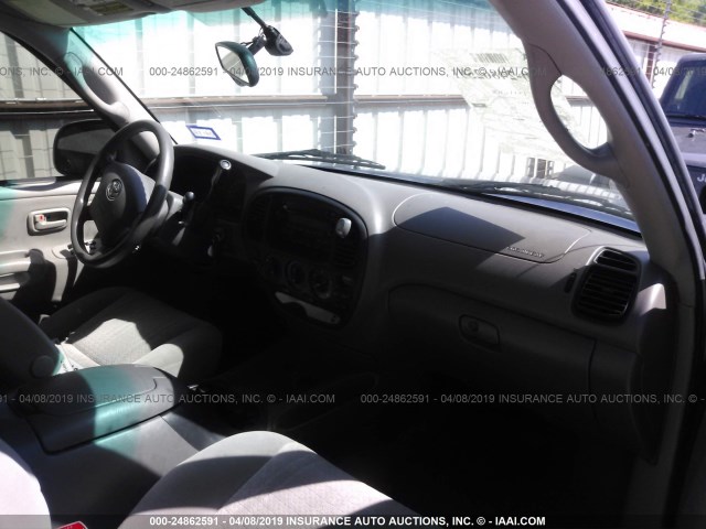 5TBRT34166S478571 - 2006 TOYOTA TUNDRA ACCESS CAB SR5 BLUE photo 5